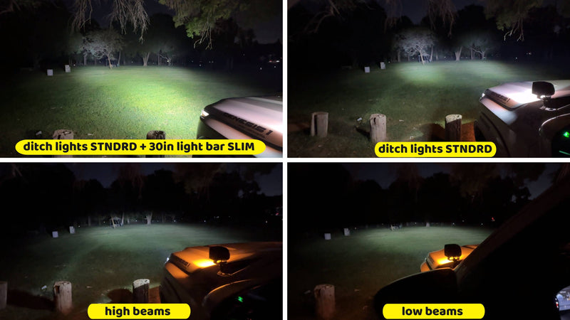 2025+ Nissan Frontier Ditch Lights light output 1
