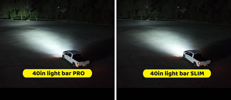 2024+ Ford F150 40in Light Bar PRO light output 2