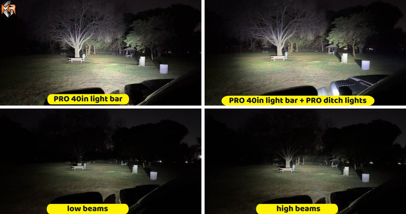 2025+ RAM 1500 RHO Ditch Lights light output 1