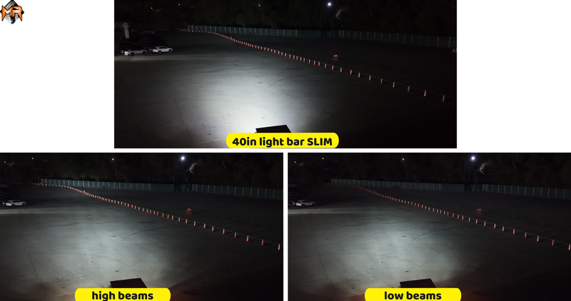 2019+ Mercedes Benz Sprinter 40in Light Bar - SLIM light output 4