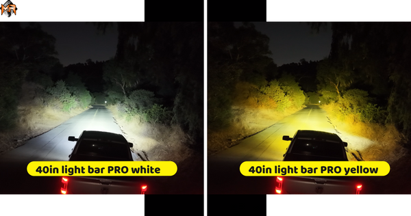 White vs Yellow vs Amber Light Bars: Which Color Should You Get?