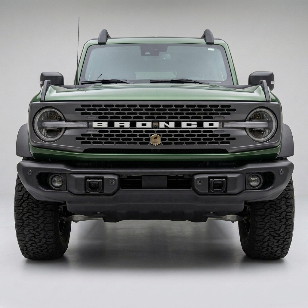 Ford Bronco Capable Bumper — before and after M&R light kit. Fits Black Diamond, Badlands.