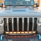 Jeep Wrangler JL light bar 2017+ (JL) 30in Light Bar - PRO front view under hood