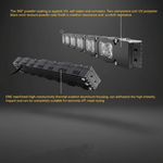 Jeep Wrangler JL light bar 30in - PRO for 2017+ JL with combo spot and driving optics, mounts close to bumper, powder-coated black aluminum housing