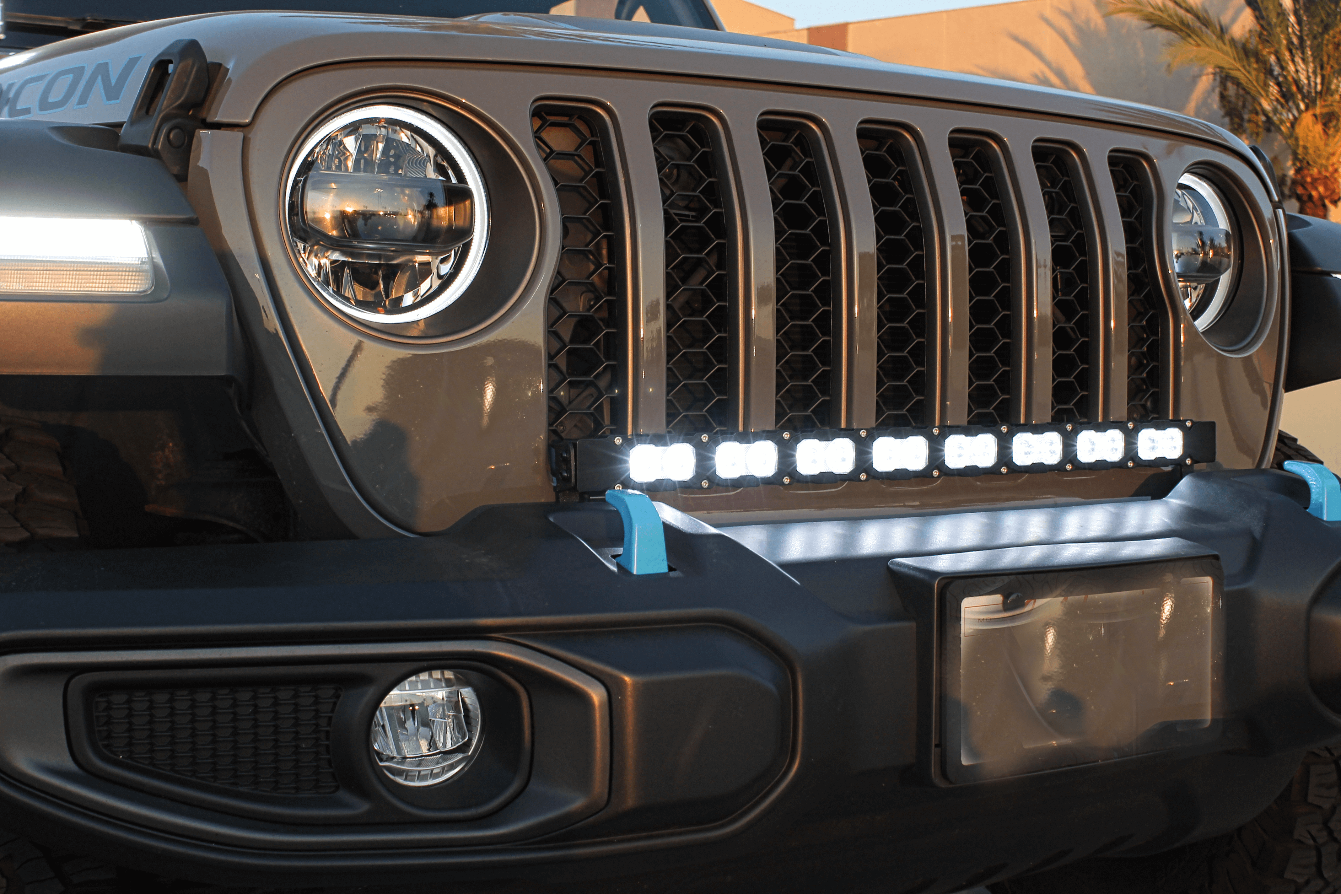 Jeep Wrangler JL light bar 30in combo pattern LED on 2017+ JL model fits 2017-2024 Wrangler JL