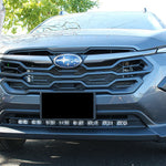 gray subaru crosstrek led light bar off roading