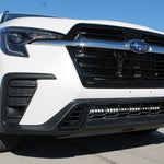 Subaru Ascent SLIM light bar for 2019+ models, bolt-on with no drilling and powder-coated black brackets