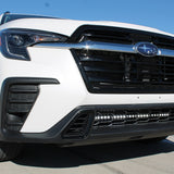 Subaru Ascent SLIM light bar for 2019+ models, bolt-on with no drilling and powder-coated black brackets