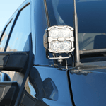 Ford Super Duty ditch lights on a 2020-2022 F250/F350/F450, dual LED pods