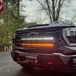 2020+ Chevrolet Silverado 2500/3500HD dual 40in LED light bars, white and amber product image