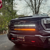 2020+ Chevrolet Silverado 2500/3500HD dual 40in LED light bars, white and amber product image