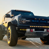 Ford Bronco 40in Roof Light Bar on rugged Raptor-style pickup with LED light bar, front view, off-road ready