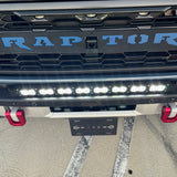 Ford Bronco Raptor 30in Light Bar on front bumper with Raptor lettering and LED light bar system