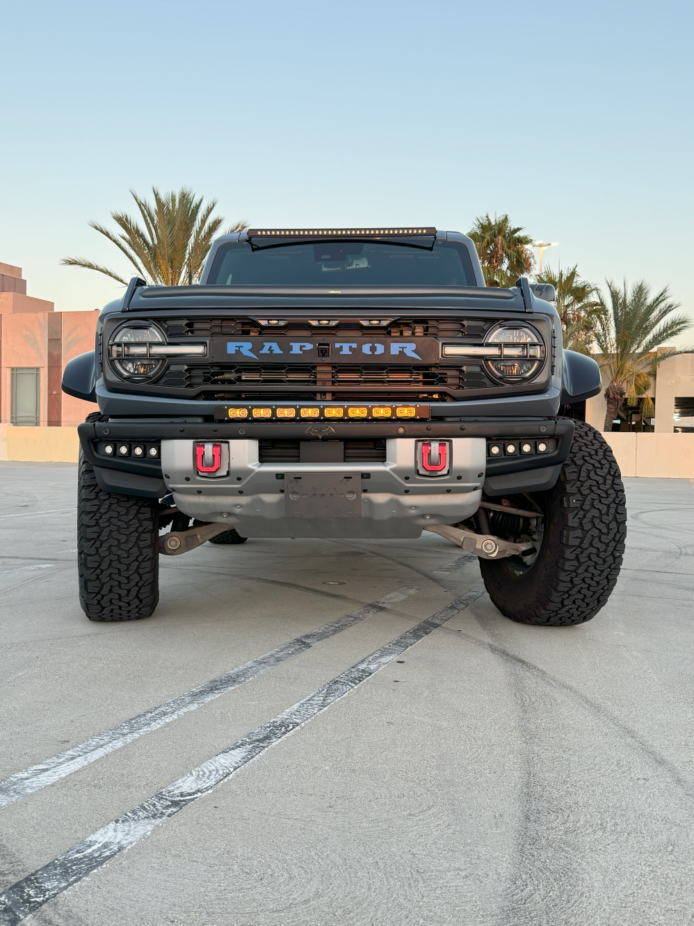 2021+ Ford Bronco Modular Bumper fog light kit, LED pod in metal bracket