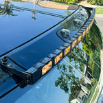hummer ev roof mount led light bar amber drl