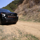 2022+ Chevrolet Silverado 1500 dual 40in LED light bars mounted behind the grille