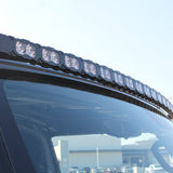 hummer ev upclose view of 60in LED light bar roof