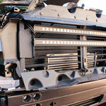 2023 2024 white chevrolet colorado with behind grille 30in light bars grille off