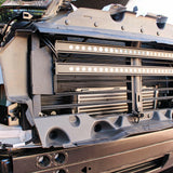 2023 2024 white chevrolet colorado with behind grille 30in light bars grille off
