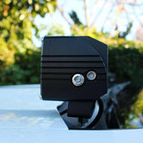 side view of ditch light pod for 2023 2024 chevrolet colorado ditch light and hood mount kit