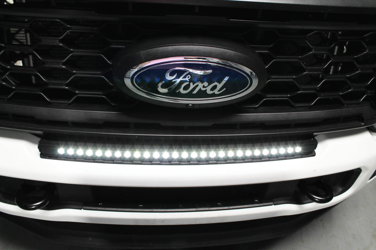 Led Rancha Ford F250 lightbar slim 30in Curved LED Bar – M&R Automotive