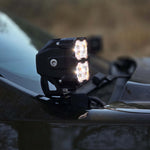 Ranger Raptor ditch lights 2024+ PRO dual color white LED with amber DRL backglow on Ford Ranger Raptor
