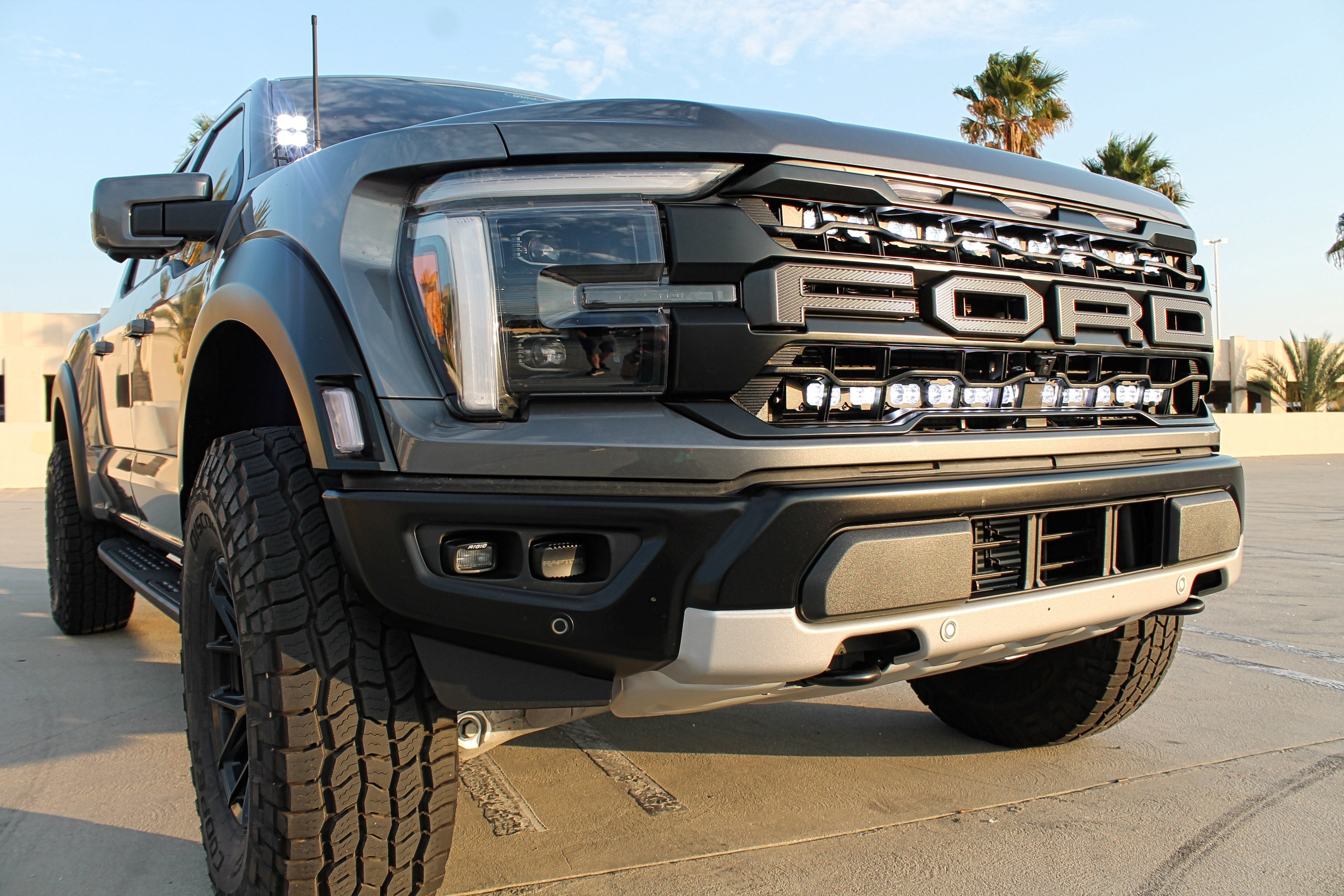 Ford F150 ditch lights - PRO 2024+ aftermarket LED pods, adjustable beam for Ford F150 ditch lights