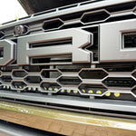 2024 ford ranger raptor 30in LED light bar behind the grille