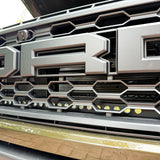 2024 ford ranger raptor 30in LED light bar behind the grille