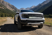 2024+ Ford Ranger Raptor with the 40in PRO LED light bar installed, front view