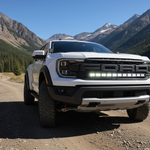 2024+ Ford Ranger Raptor with the 40in PRO LED light bar installed, front view