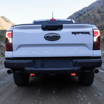 2024+ Ford Ranger Raptor reverse light kit, white LED pods with amber or red backlight