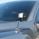 2024+ Ford Raptor ditch lights Gen 3 Refresh A-Pillars featured with dual-function LED pod on hood near windshield