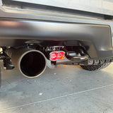 Ford Raptor Gen 3 reverse kit Ford Raptor Gen 3 reverse kit 2024+ Refresh - shows rear view with exhaust and red rear fog light, fits 2024-2026 Gen 3 Refresh