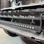 Land Cruiser light bar installed behind the lower grille on a 2024+ Toyota Land Cruiser