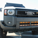 Land Cruiser light bar on 2024+ Toyota Land Cruiser front grille installation image
