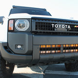 Land Cruiser light bar on 2024+ Toyota Land Cruiser front grille installation image
