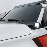 Land Cruiser ditch lights with dual color white and amber DRL glow on 2024+ Toyota Land Cruiser