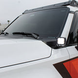 Land Cruiser ditch lights with dual color white and amber DRL glow on 2024+ Toyota Land Cruiser