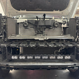 Land Cruiser light bar installed behind the lower grille on 2024+ Toyota Land Cruiser with front grille removed