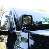 upclose ditch light on new 2024 toyota tacoma, pillar lights, led light pods