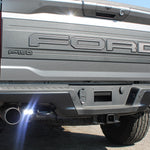 Ford Raptor Gen 3 reverse kit - Ford Raptor Gen 3 Refresh compatible rear bumper exhaust close-up