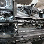 Land Cruiser lightbar front view installed on 2024+ Toyota Land Cruiser with slim profile behind lower grille