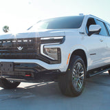 Chevrolet Tahoe Z71 40in SLIM curved LED light bar, front view