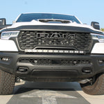 RAM RHO FOG Light Kit 2025+ for RAM 1500 RHO model replaces factory fog lights, bolt-on kit with black powder-coated bracket, no drilling