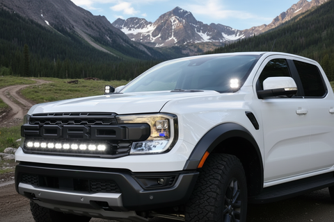 thumbnail image 2 of 4pc White LED Front Grille Lights For Ford Ranger Raptor P703 2022-2024 - Next-Gen 2 of 6