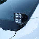 Ford Ranger Ditch Lights PRO pod mounted on a white truck