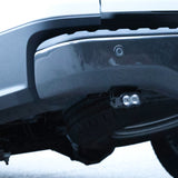 Close-up of the paired LED reverse light pods on a Ford Ranger rear bumper
