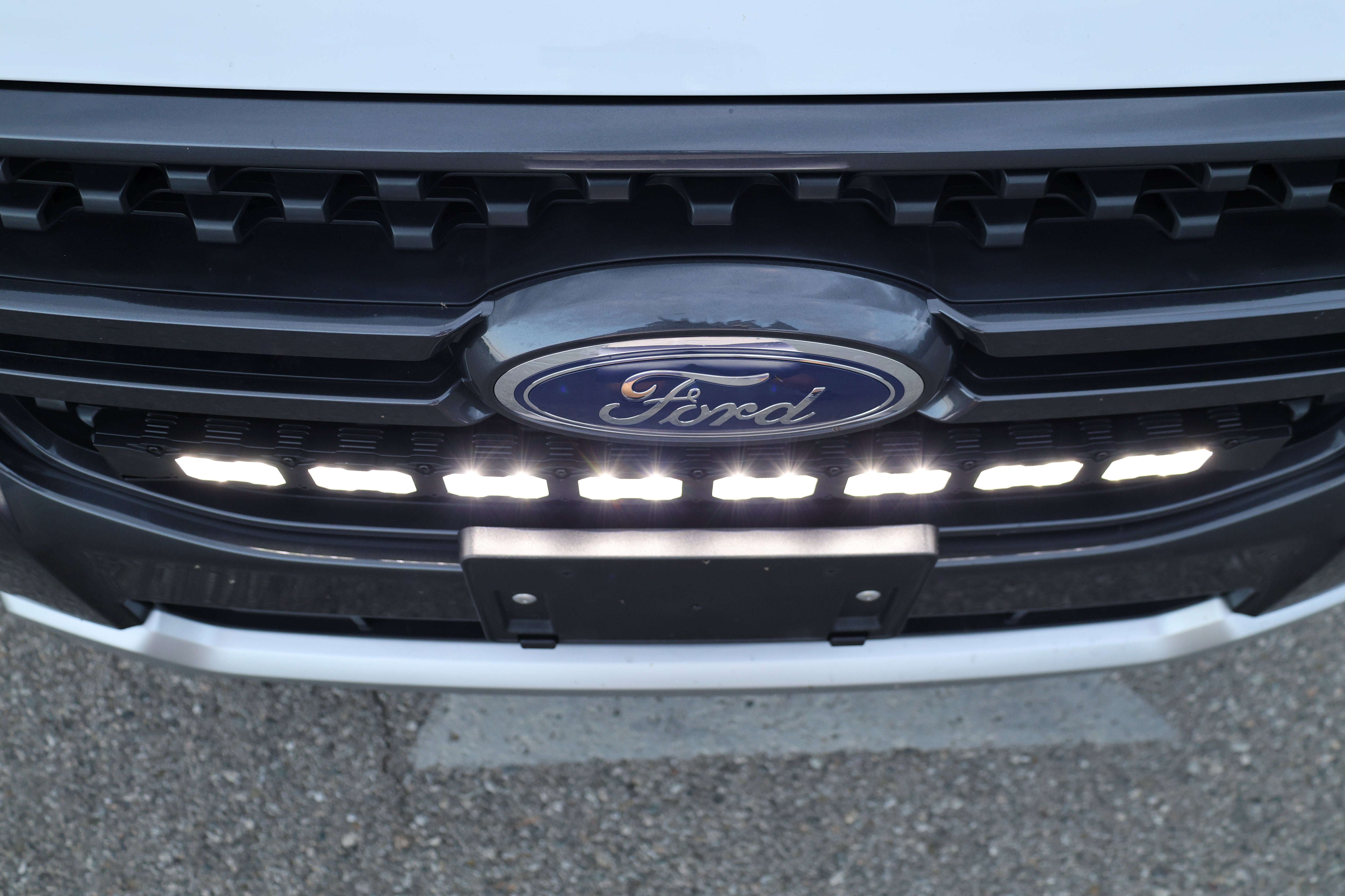 30-inch PRO LED light bar mounted in the front grille of a 2024–2026 Ford Ranger