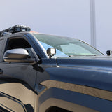 4Runner Ditch lights dual color mounted on 2025 Toyota 4Runner hood for added off-road visibility